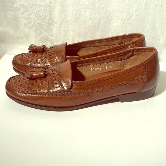 New Alfani Calf Leather Basket Weaved Slipons main image 7
